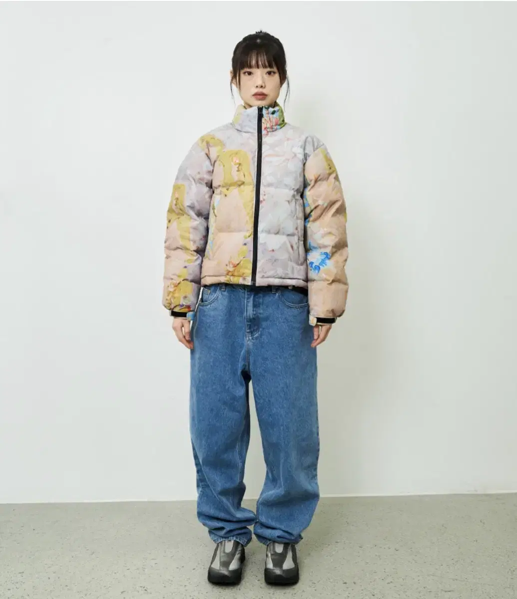 챈스챈스 MULTICOLOR PRINTED DOWN PARKA